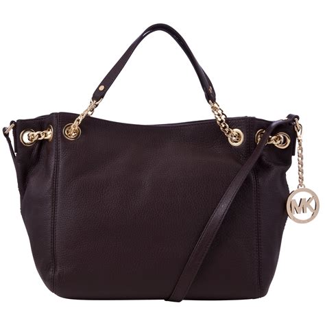 michael michael kors jet set chain medium shoulder bag|Michael Kors canvas shoulder bag.